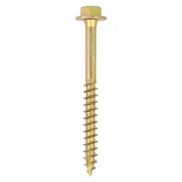 Click Here To Enlarge This Photo Of TIMCO Solo Advanced Hex Head Gold Coach Woodscrews