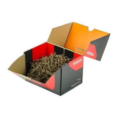 Click Here To Enlarge This Photo Of TIMCO Solo Countersunk Gold Woodscrews