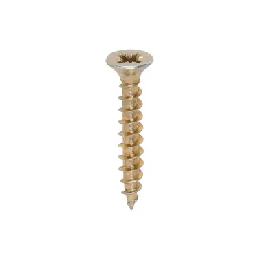 Click Here To Enlarge This Photo Of TIMCO Solo Countersunk Gold Woodscrews