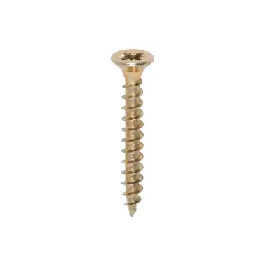 Click Here To Enlarge This Photo Of TIMCO Solo Countersunk Gold Woodscrews