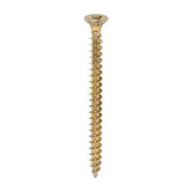 Click Here To Enlarge This Photo Of TIMCO Solo Countersunk Gold Woodscrews
