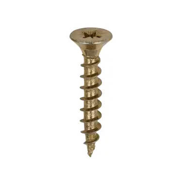 Click Here To Enlarge This Photo Of TIMCO Solo Countersunk Gold Woodscrews