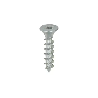 Click Here To Enlarge This Photo Of TIMCO Solo Countersunk Silver Woodscrews