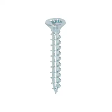 Click Here To Enlarge This Photo Of TIMCO Solo Countersunk Silver Woodscrews