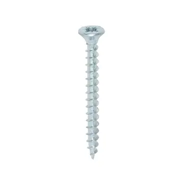 Click Here To Enlarge This Photo Of TIMCO Solo Countersunk Silver Woodscrews