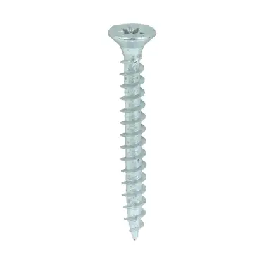 Click Here To Enlarge This Photo Of TIMCO Solo Countersunk Silver Woodscrews