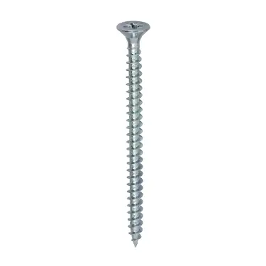 Click Here To Enlarge This Photo Of TIMCO Solo Countersunk Silver Woodscrews