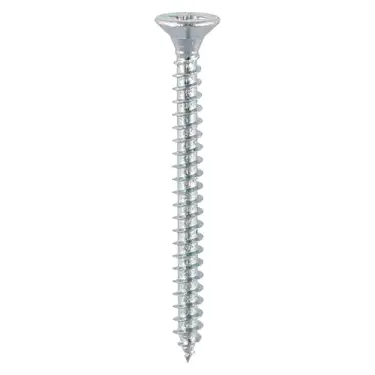 Click Here To Enlarge This Photo Of TIMCO Solo Countersunk Silver Woodscrews