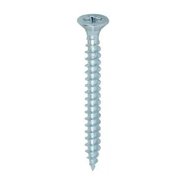 Click Here To Enlarge This Photo Of TIMCO Solo Countersunk Silver Woodscrews