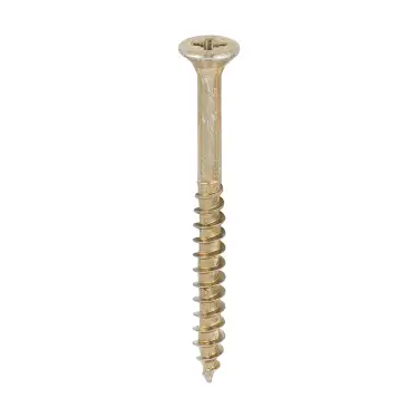 Click Here To Enlarge This Photo Of TIMCO Velocity Premium Multi-Use Countersunk Gold Woodscrews