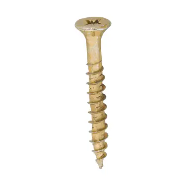 Click Here To Enlarge This Photo Of TIMCO Velocity Premium Multi-Use Countersunk Gold Woodscrews