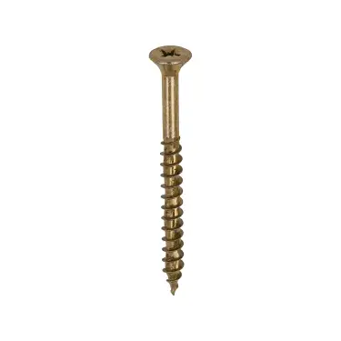 Click Here To Enlarge This Photo Of TIMCO Velocity Premium Multi-Use Countersunk Gold Woodscrews