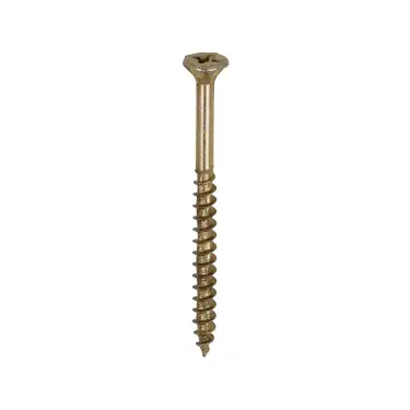 Click Here To Enlarge This Photo Of TIMCO Velocity Premium Multi-Use Countersunk Gold Woodscrews