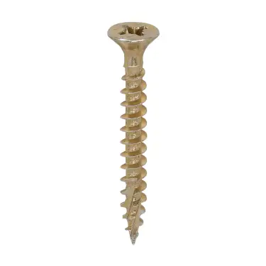 Click Here To Enlarge This Photo Of TIMCO C2 Strong-Fix Multi-Purpose Premium Countersunk Gold Woodscrews
