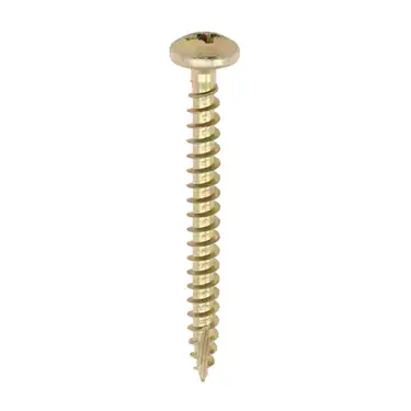Click Here To Enlarge This Photo Of TIMCO Classic Multi-Purpose Pan Head Gold Woodscrews