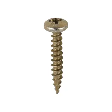 Click Here To Enlarge This Photo Of TIMCO Classic Multi-Purpose Pan Head Gold Woodscrews