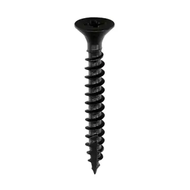 Click Here To Enlarge This Photo Of TIMCO Classic Multi-Purpose Countersunk Black Woodscrews