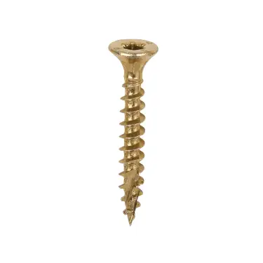Click Here To Enlarge This Photo Of TIMCO C2 Clamp-Fix Multi-Purpose Premium Countersunk Gold Woodscrews