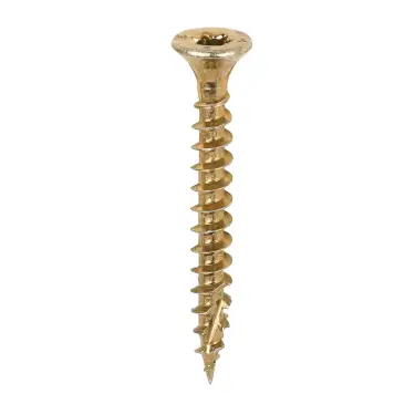 Click Here To Enlarge This Photo Of TIMCO C2 Clamp-Fix Multi-Purpose Premium Countersunk Gold Woodscrews