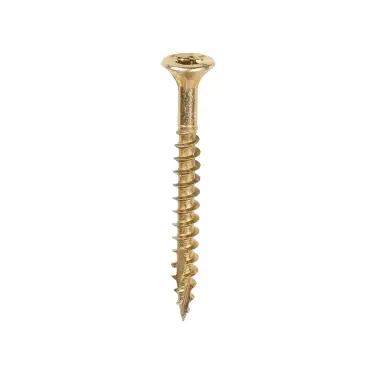Click Here To Enlarge This Photo Of TIMCO C2 Clamp-Fix Multi-Purpose Premium Countersunk Gold Woodscrews