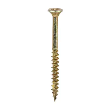 Click Here To Enlarge This Photo Of TIMCO C2 Clamp-Fix Multi-Purpose Premium Countersunk Gold Woodscrews