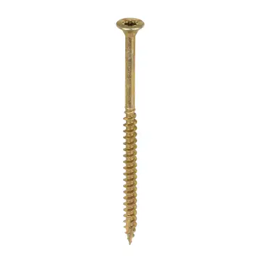 Click Here To Enlarge This Photo Of TIMCO C2 Clamp-Fix Multi-Purpose Premium Countersunk Gold Woodscrews