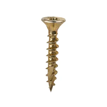 Click Here To Enlarge This Photo Of TIMCO C2 Clamp-Fix Multi-Purpose Premium Countersunk Gold Woodscrews