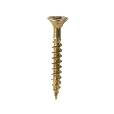 Click Here To Enlarge This Photo Of TIMCO C2 Clamp-Fix Multi-Purpose Premium Countersunk Gold Woodscrews