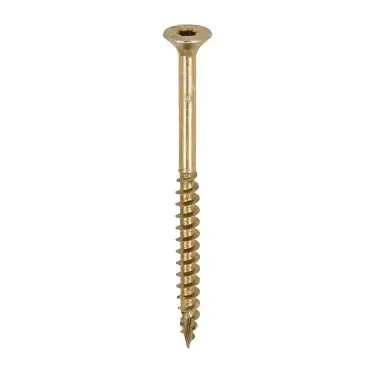 Click Here To Enlarge This Photo Of TIMCO C2 Clamp-Fix Multi-Purpose Premium Countersunk Gold Woodscrews