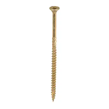 Click Here To Enlarge This Photo Of TIMCO C2 Clamp-Fix Multi-Purpose Premium Countersunk Gold Woodscrews