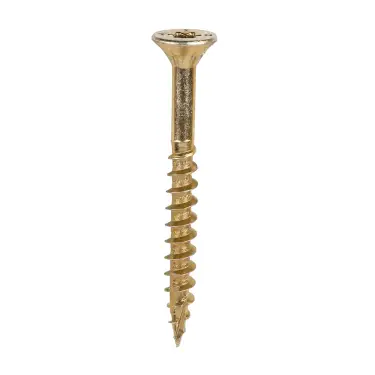 Click Here To Enlarge This Photo Of TIMCO C2 Clamp-Fix Multi-Purpose Premium Countersunk Gold Woodscrews