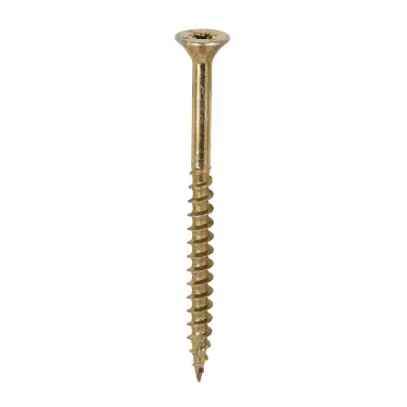 Click Here To Enlarge This Photo Of TIMCO C2 Clamp-Fix Multi-Purpose Premium Countersunk Gold Woodscrews
