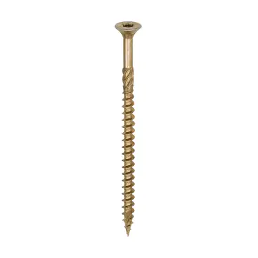 Click Here To Enlarge This Photo Of TIMCO C2 Clamp-Fix Multi-Purpose Premium Countersunk Gold Woodscrews