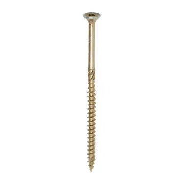 Click Here To Enlarge This Photo Of TIMCO C2 Clamp-Fix Multi-Purpose Premium Countersunk Gold Woodscrews