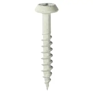 TIMCO Rainwater Bracket Exterior White Screws