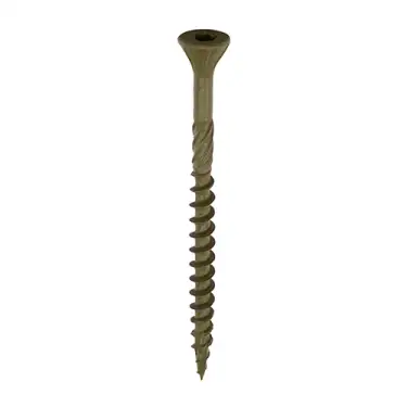Click Here To Enlarge This Photo Of TIMCO C2 Deck-Fix Premium Countersunk Green Decking Screws