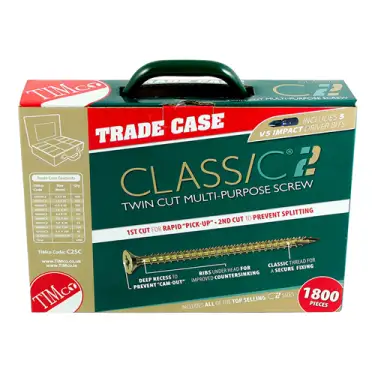 Click Here To Enlarge This Photo Of TIMCO C2 Strong-Fix Multi-Purpose Premium Countersunk Gold Woodscrews Assorted Case