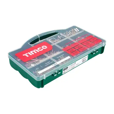 Click Here To Enlarge This Photo Of TIMCO Classic Multi-Purpose Countersunk Gold Woodscrews Assorted Case - CLASSICTRAY