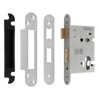 ESS5030SSS&sol;R  - Carlisle Brass Easi-T Heavy Duty 76mm Euro Profile Sashlock &lpar;Radius Corners&rpar; Satin Stainless Steel