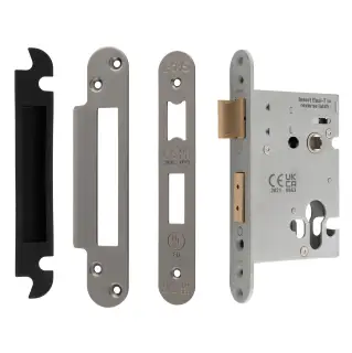 ESS5030MBRZ&sol;R  - Carlisle Brass Easi-T Heavy Duty 76mm Euro Profile Sashlock &lpar;Radius Corners&rpar; Matt Bronze