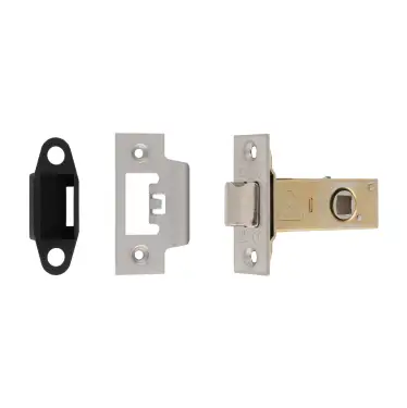 Click Here To Enlarge This Photo Of TLS5025SSS  - Carlisle Brass Easi-T Heavy Duty 64mm Tubular Latch &lpar;Square Corners&rpar; Satin Stainless Steel