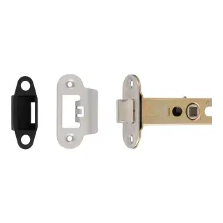 TLS5030SSS&sol;R  - Carlisle Brass Easi-T Heavy Duty 76mm Tubular Latch &lpar;Radius Corners&rpar; Satin Stainless Steel