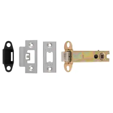 Click Here To Enlarge This Photo Of TLS5040BSS  - Carlisle Brass Easi-T Heavy Duty 102mm Tubular Latch &lpar;Square Corners&rpar; Bright Stainless Steel