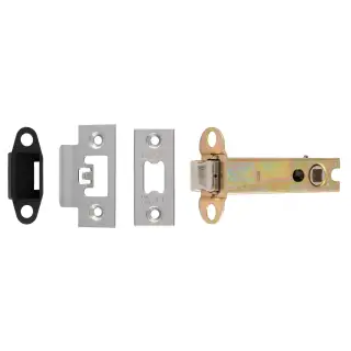 TLS5040BSS  - Carlisle Brass Easi-T Heavy Duty 102mm Tubular Latch &lpar;Square Corners&rpar; Bright Stainless Steel
