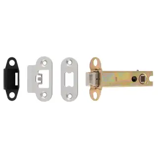 TLS5040BSS&sol;R  - Carlisle Brass Easi-T Heavy Duty 102mm Tubular Latch &lpar;Radius Corners&rpar; Polished Stainless Steel