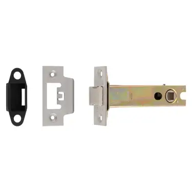 Click Here To Enlarge This Photo Of TLS5040SSS  - Carlisle Brass Easi-T Heavy Duty 102mm Tubular Latch &lpar;Square Corners&rpar; Satin Stainless Steel