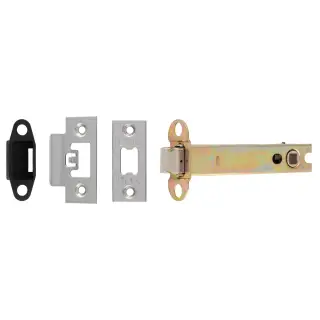 TLS5050BSS  - Carlisle Brass Easi-T Heavy Duty 127mm Tubular Latch &lpar;Square Corners&rpar; Bright Stainless Steel
