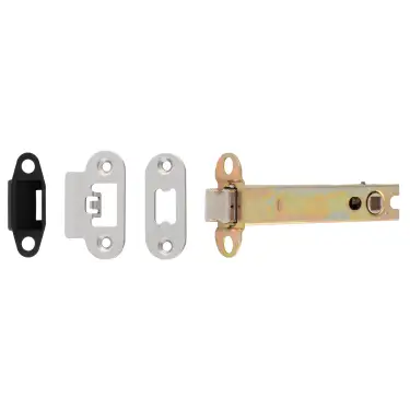 Click Here To Enlarge This Photo Of TLS5050BSS&sol;R  - Carlisle Brass Easi-T Heavy Duty 127mm Tubular Latch &lpar;Radius Corners&rpar; Polished Stainless Steel