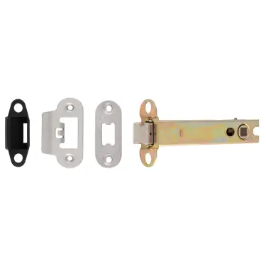 Click Here To Enlarge This Photo Of TLS5050SSS&sol;R  - Carlisle Brass Easi-T Heavy Duty 127mm Tubular Latch &lpar;Radius Corners&rpar; Satin Stainless Steel