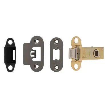 Click Here To Enlarge This Photo Of TLS5025MBRZ&sol;R  - Carlisle Brass Easi-T Heavy Duty 64mm Tubular Latch &lpar;Radius Corners&rpar; Matt Bronze